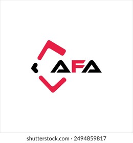 AFA kreatives minimalistisches Buchstabenlogo. AFA eindeutige Vektorgrafik Initialen Alphabet Buchstaben Logo Design