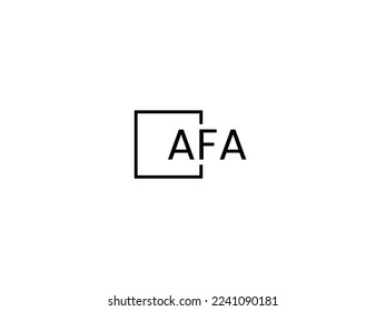 AFA Letter Initial Logo Design Vector Illustration
