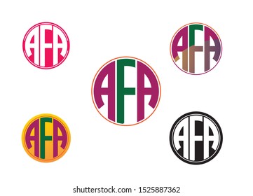 AFA LETTER MARK LOGO DESIGN