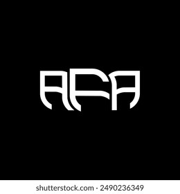 AFA Logo Design, AFA einfaches und modernes Logo. AFA luxuriöses Alphabet Design  