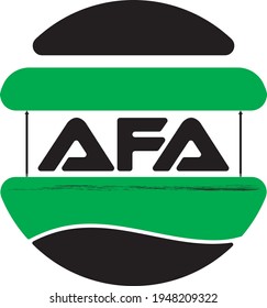 (AFA)Vektordesign-Elemente für Ihr Firmenlogo, abstraktes blaues Symbol. Modernes Logotipe, Business Corporate Template.