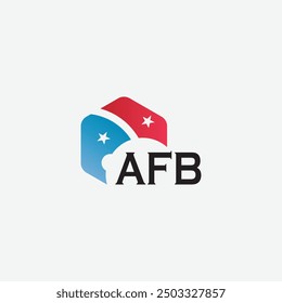 AFB letter logo design on white background. Creative  modern AFB letter logo design. Vector design.
Letters AFB, AFB logo  vector template. 