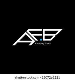 AFB logo design, AFB simple and modern logo. AFB luxurious alphabet design  