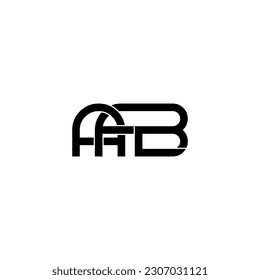 afb typography letter monogram logo design