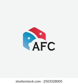 AFC letter logo design on white background. Creative  modern AFC letter logo design. Vector design.
Letters AFC, AFC logo  vector template.