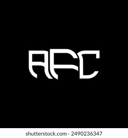 AFC logo design, AFC simple and modern logo. AFC luxurious alphabet design  