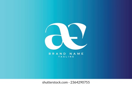 AFE, AEF, FAE, FEA, EFA, EAF, AE, EA, Abstract initial monogram letter alphabet logo design