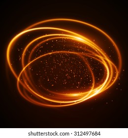 AFere Light Swirl Background. Vector Illustration EPS 10