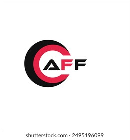 AFF creative minimalist letter logo. AFF unique vector initials alphabet letter logo design
