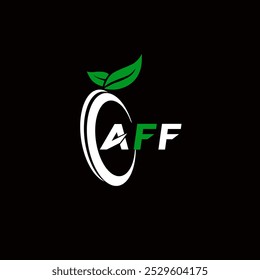 Logotipo criativo carta minimalista. AFF vetor exclusivo iniciais alfabeto letra logotipo design 
