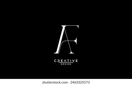 AFF, FA, A, F, Abstract Letters Logo Monogram