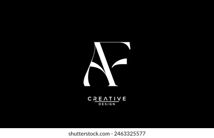 AFF, FA, A, F, Abstract Letters Logo Monogram