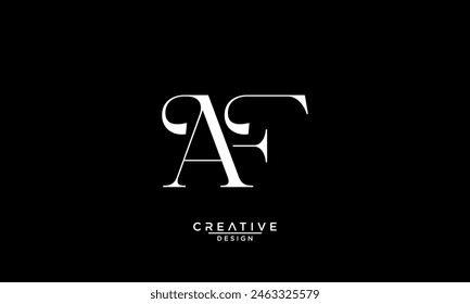 AFF, FA, A, F, Abstract Letters Logo Monogram