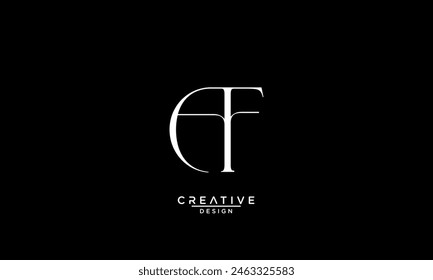 AFF, FA, A, F, Abstract Letters Logo Monogram