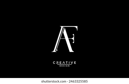 AFF, FA, A, F, Abstract Letters Logo Monogram