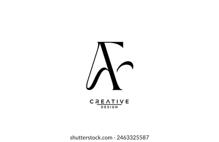 AFF, FA, A, F, Abstract Letters Logo Monogram