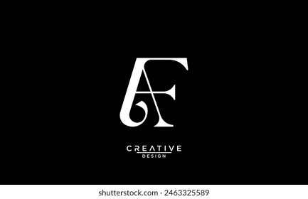 AFF, FA, A, F, Abstract Letters Logo Monogram