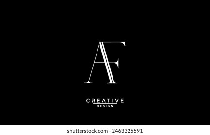 AFF, FA, A, F, Abstract Letters Logo Monogram