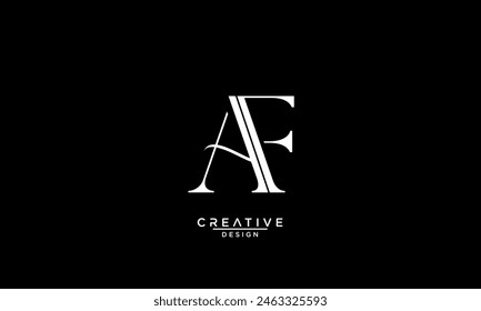 AFF, FA, A, F, Abstract Letters Logo Monogram