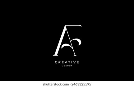 AFF, FA, A, F, Abstract Letters Logo Monogram