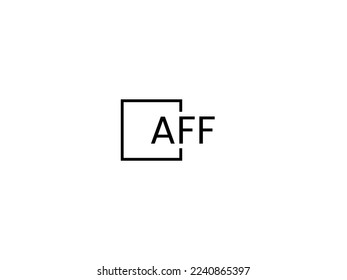 AFF Letter Initial Logo Design Vector Illustration