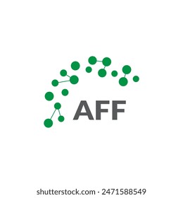 AFF letter logo design on white background. Creative  modern AFF letter logo design. Vector design.
Letters AFF, AFF logo  vector template.