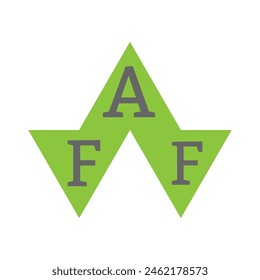 AFF letter logo vector design, AFF simple and modern logo. AFF luxurious alphabet design