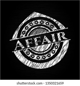 Affair chalkboard emblem
