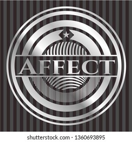 Affect silver emblem or badge