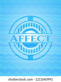 Affect water style badge.