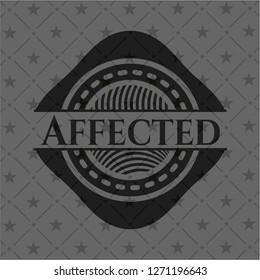 Affected black badge