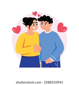 Affection Concepts Style illustrations. EPS 10 File stock illustration