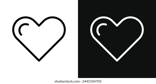 Affection and Heart Icons. Love Symbol and Romantic Celebration Symbols.