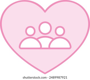 Affection Icon - Symbolizing Love, Fondness, and Warmth