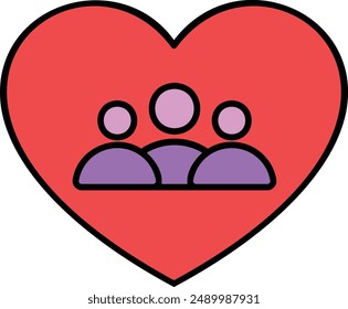 Affection Icon - Symbolizing Love, Fondness, and Warmth