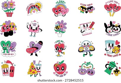 Afecto Y Amor Ilustraciones De Vida Ilustración vectorial. Plantilla de diseño de símbolos de ilustración para elemento de interfaz de usuario móvil de Web.