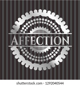 Affection silver emblem or badge