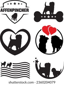 Affenpincher Dog Vector Graphic Pack