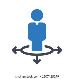 affiliate glyph colour vector icon