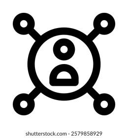 Affiliate Icon in Line Style