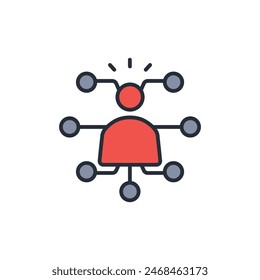 Affiliate icon. vector.Editable stroke.linear style sign for use web design,logo.Symbol illustration.