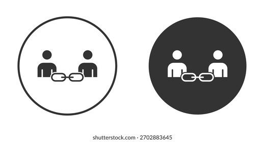 Affiliate link icon. Perfect for web and app interfaces, presentations, infographics