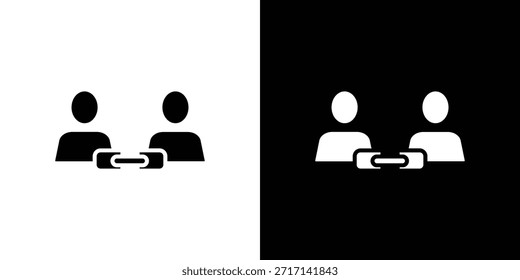 Affiliate link icon vector design element vector eps 10