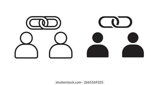 Affiliate link icon. Vector Illustration. Isolated vector Illustration. EPS Illustration.