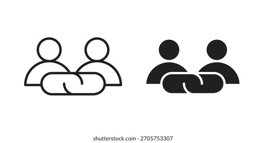 Afiliada Enlace icono Vector aislado elemento de diseño. EPS10