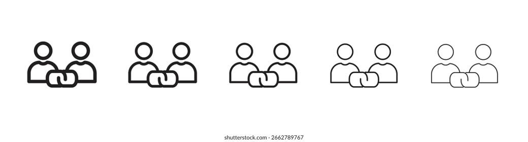 Icono de Enlace Afiliada para su diseño de Sitio web, logotipo, App, interfaz de usuario.