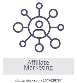 Affiliate Marketing Element For Design Graphic