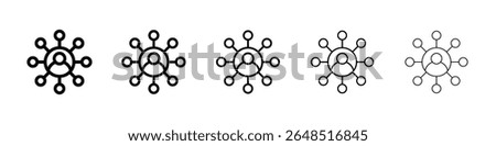 Affiliate marketing icon filled flat sign concept for web design.