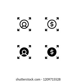 Affiliate Marketing Icon Logo Vector Symbol
