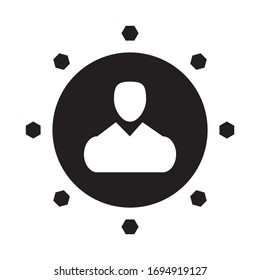 Affiliate Marketing Symbol. Vektorillustration-Grafiken